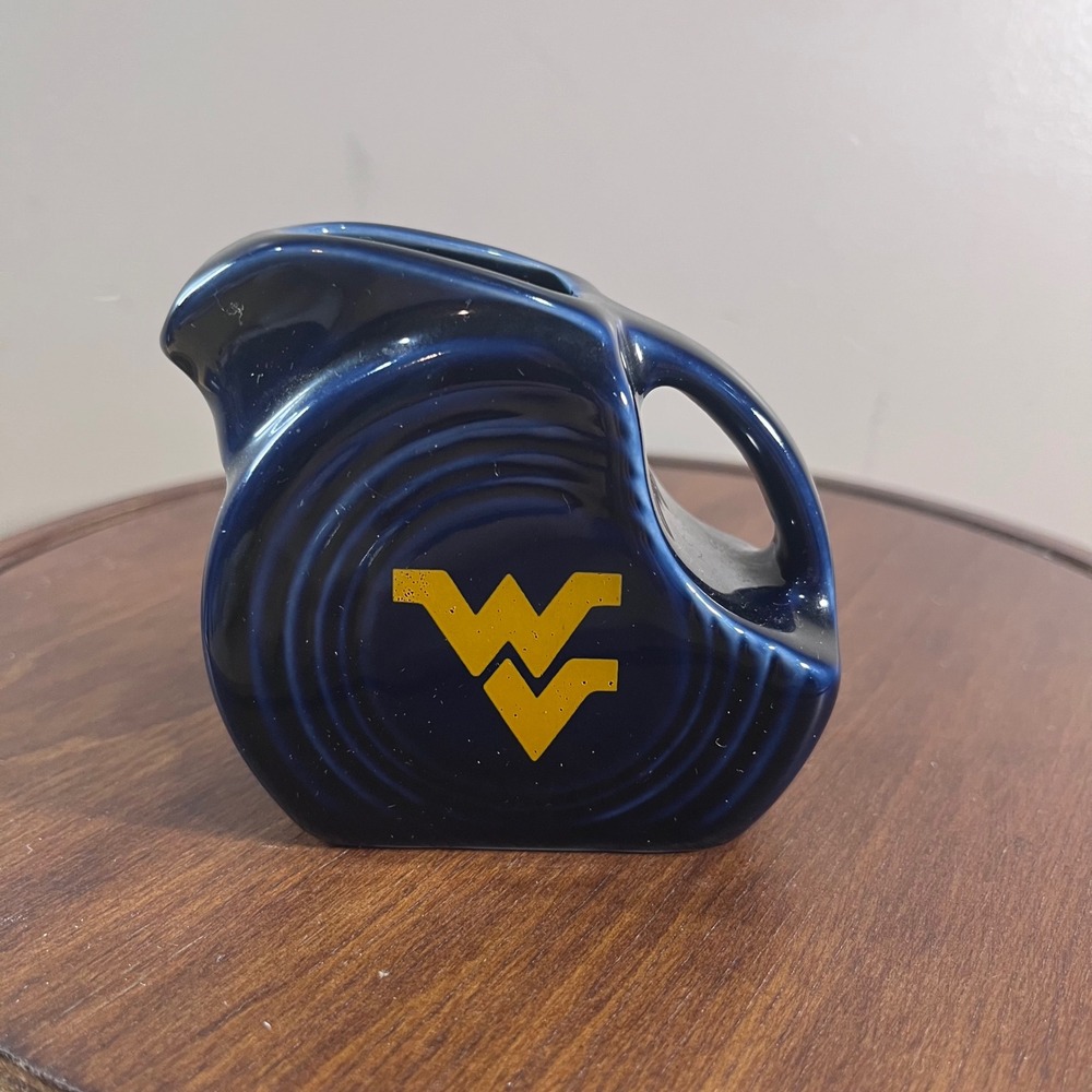 Fiesta‎ Mini Disc Pitcher West Virginia University WVU Cobalt Blue